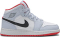 Air Jordan 1 Mid GS  Half Blue  555112-400