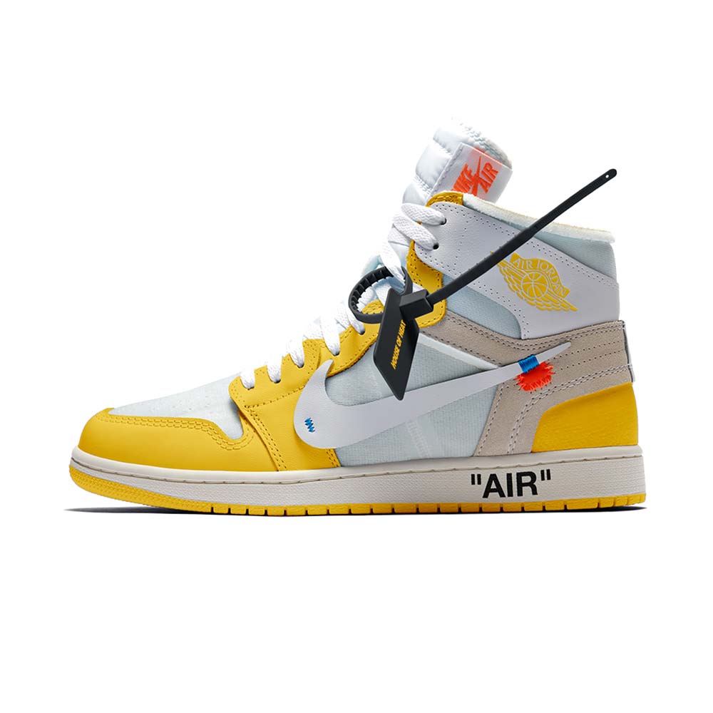 Off-White x Air Jordan 1 Retro High OG  Canary Yellow  AQ0818-149